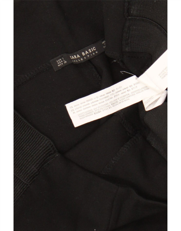 Leggings Zara da donna UK 14 large in viscosa nera