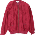TIMOTHY Mens Paris Bomber Jacket UK 42 XL Burgundy Vintage Timothy and Second-Hand Timothy from Messina Hembry 