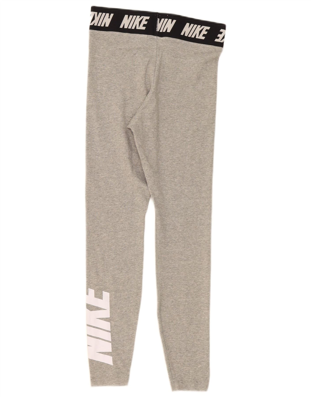 Leggings grafici da donna Nike UK 8 Small in cotone color block grigio