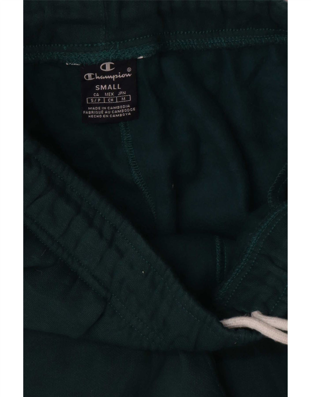 Pantaloni da tuta da uomo Champion Joggers piccoli in cotone verde