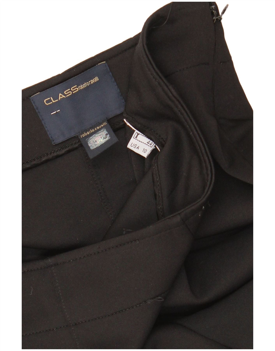 ROBERTO CAVALLI Pantaloni casual Class da donna IT 44 Medio W32 L30 Nero
