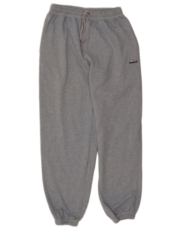 Pantaloni da tuta da uomo Reebok Joggers Poliestere grigio medio