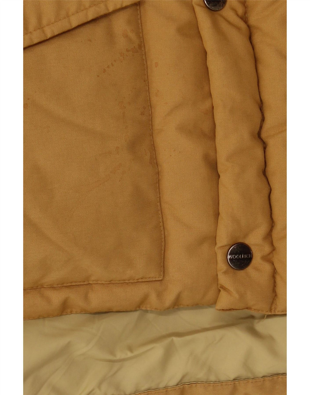 Gilet imbottito da uomo Woolrich UK 40 grande nylon giallo