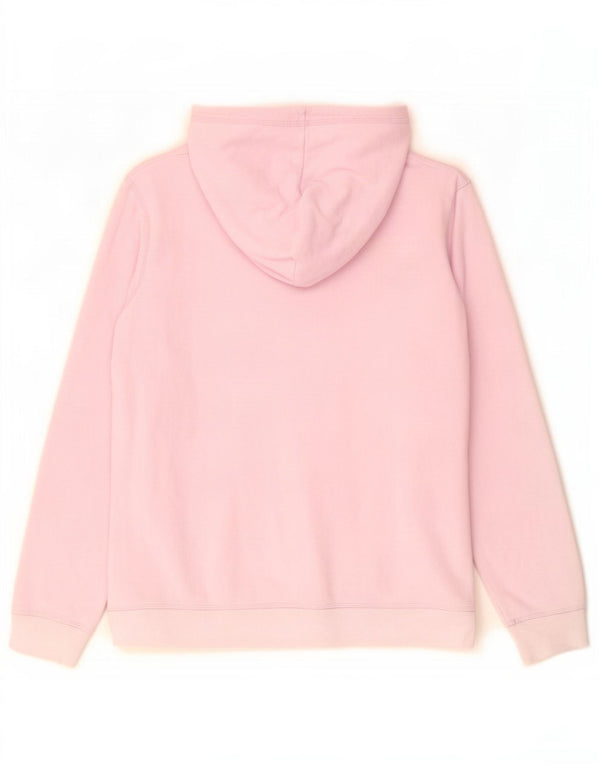 Felpa con cappuccio grafica da donna Roxy UK 16 grande cotone rosa