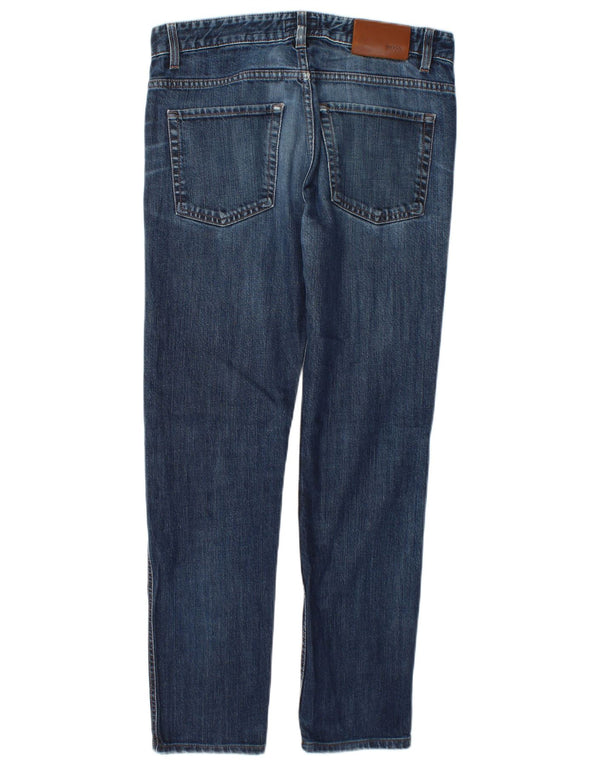 Jeans slim da uomo Hugo Boss W30 L28 cotone blu