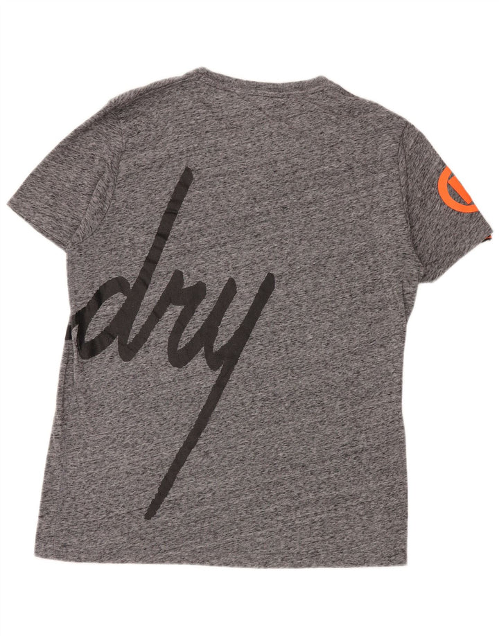 T-shirt grafica da uomo SUPERDRY Top 2XL grigio screziato