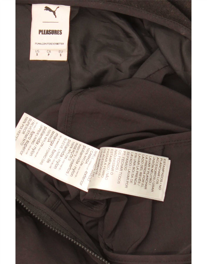 Giacca da ginnastica da uomo Puma Pleasures Graphic, piccola, in nylon nero