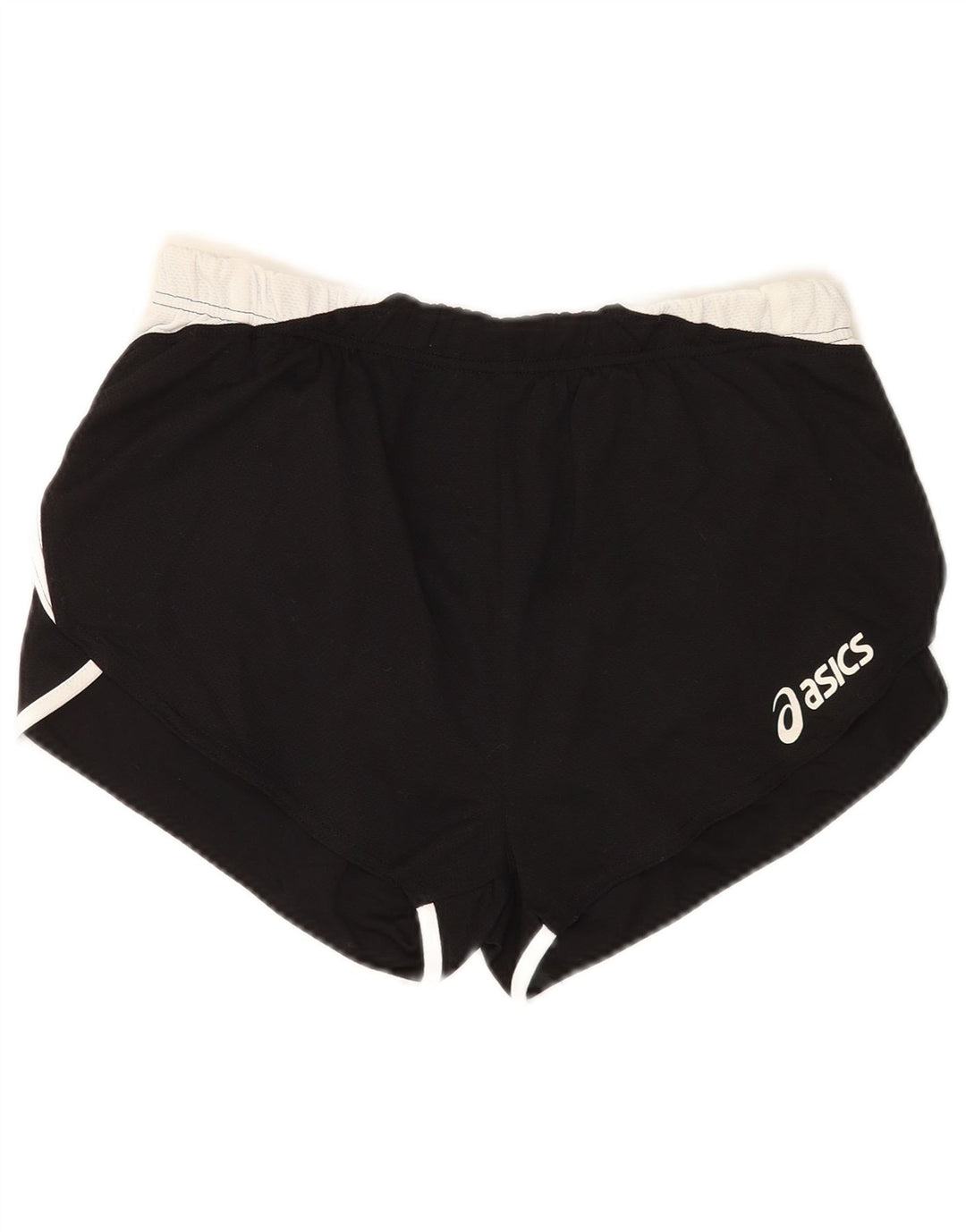 Pantaloncini sportivi da donna Asics UK 12 Medium Nero Colourblock Poliestere