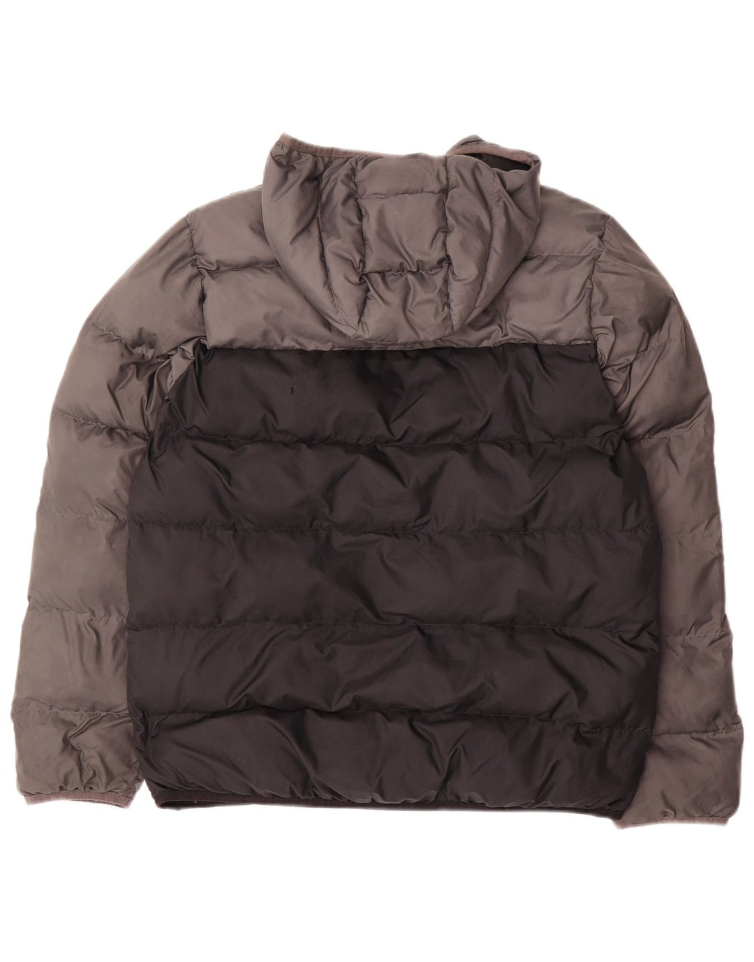 Giacca imbottita con cappuccio Adidas da ragazzo 13-14 anni in poliestere color block nero