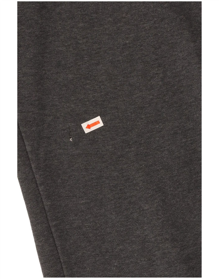 Pantaloni da tuta con grafica ADIDAS da donna Joggers UK 4/6 XS Cotone grigio