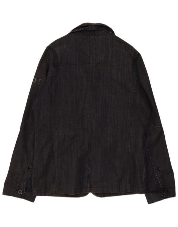 Giacca in denim da uomo G-Star UK 40 grande cotone grigio