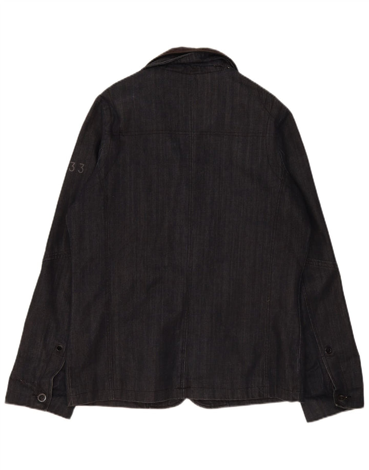 Giacca in denim da uomo G-Star UK 40 grande cotone grigio