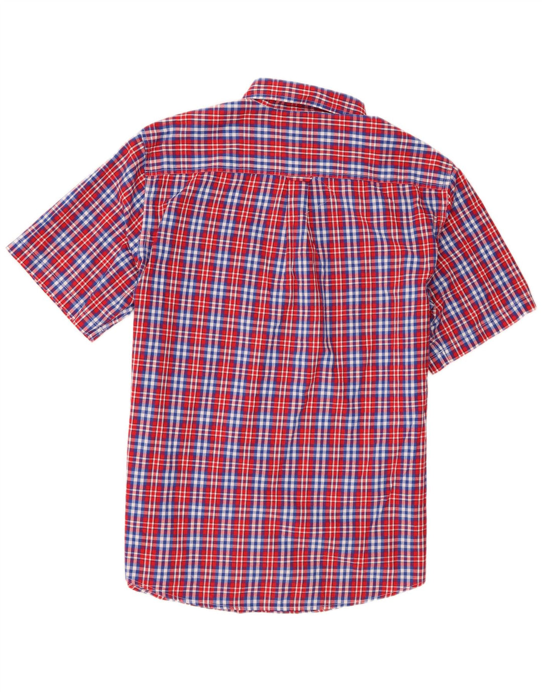 Camicia a maniche corte da uomo Chaps XL in cotone a quadri multicolore