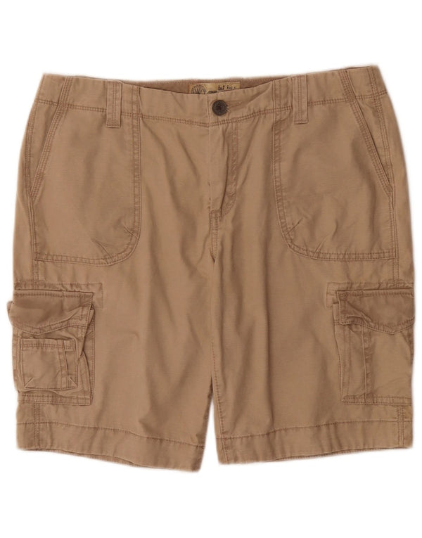 Pantaloncini cargo da donna Fat Face UK 12 Medium W32 Cotone beige