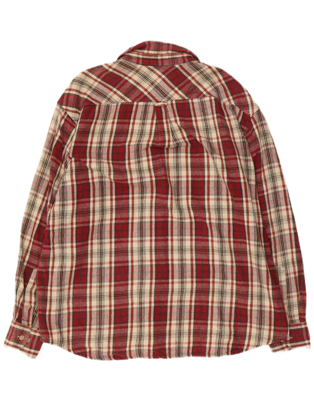 Think Pink Camicia da uomo in flanella a quadri XL Bordeaux a quadri