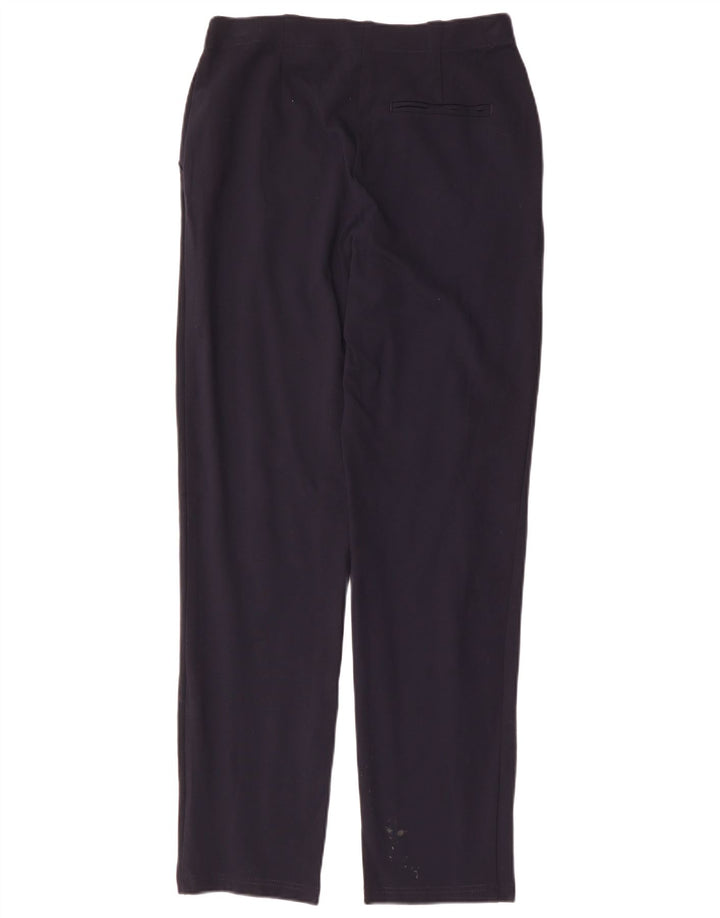 Pantaloni chino da donna MARKS & SPENCER UK 12 medi W30 L31 Blu navy
