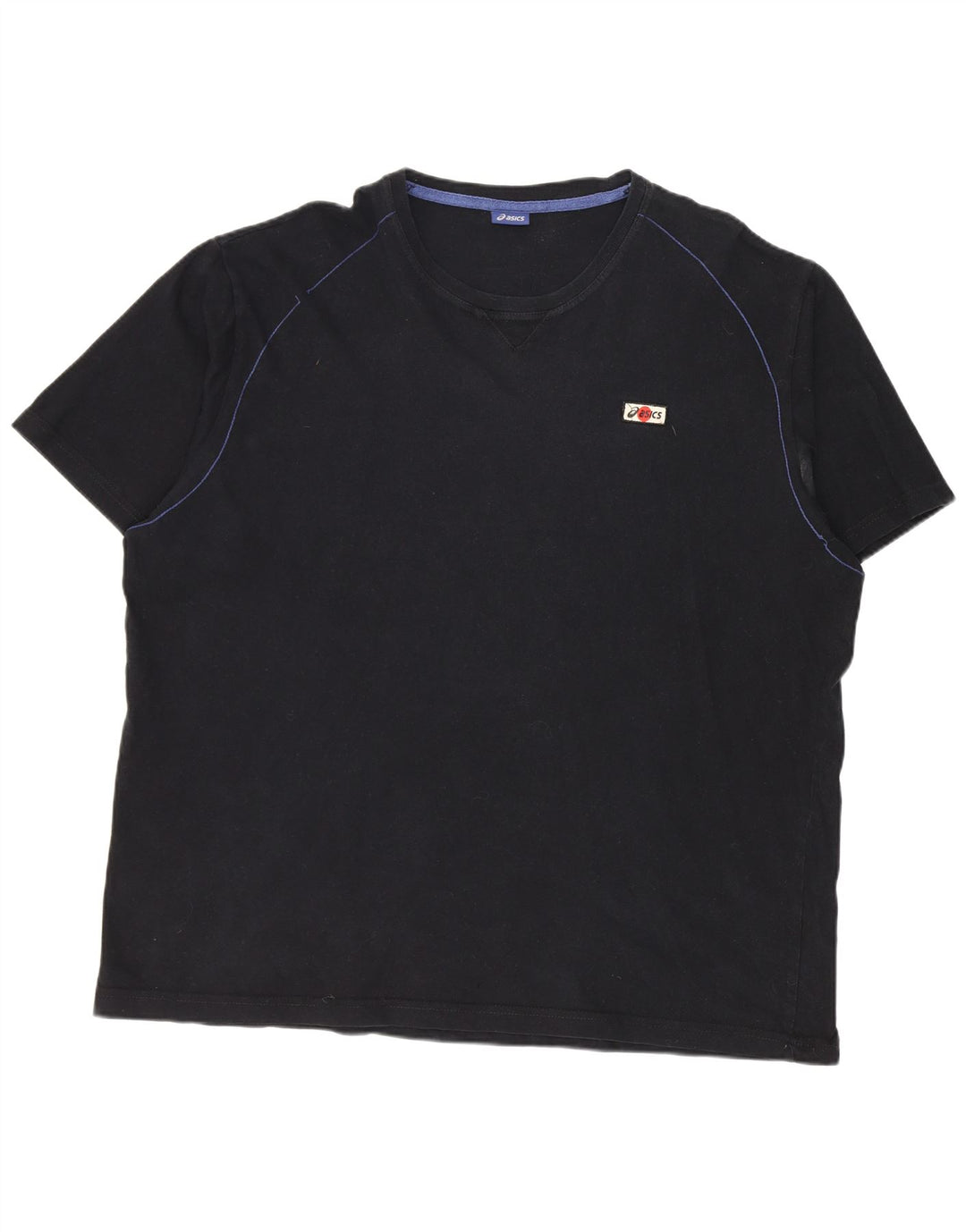T-shirt da uomo Asics Top 3XL in cotone nero