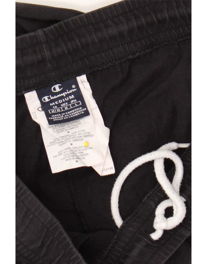 Pantaloni da tuta da uomo Champion Joggers medio cotone nero