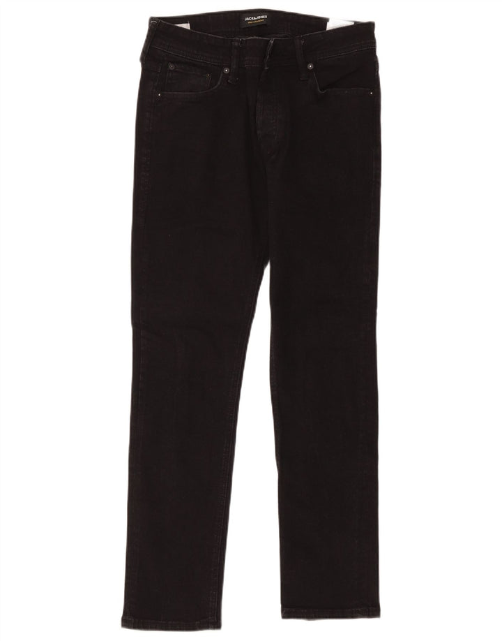 Jeans slim da uomo Jack & Jones W31 L30 cotone nero