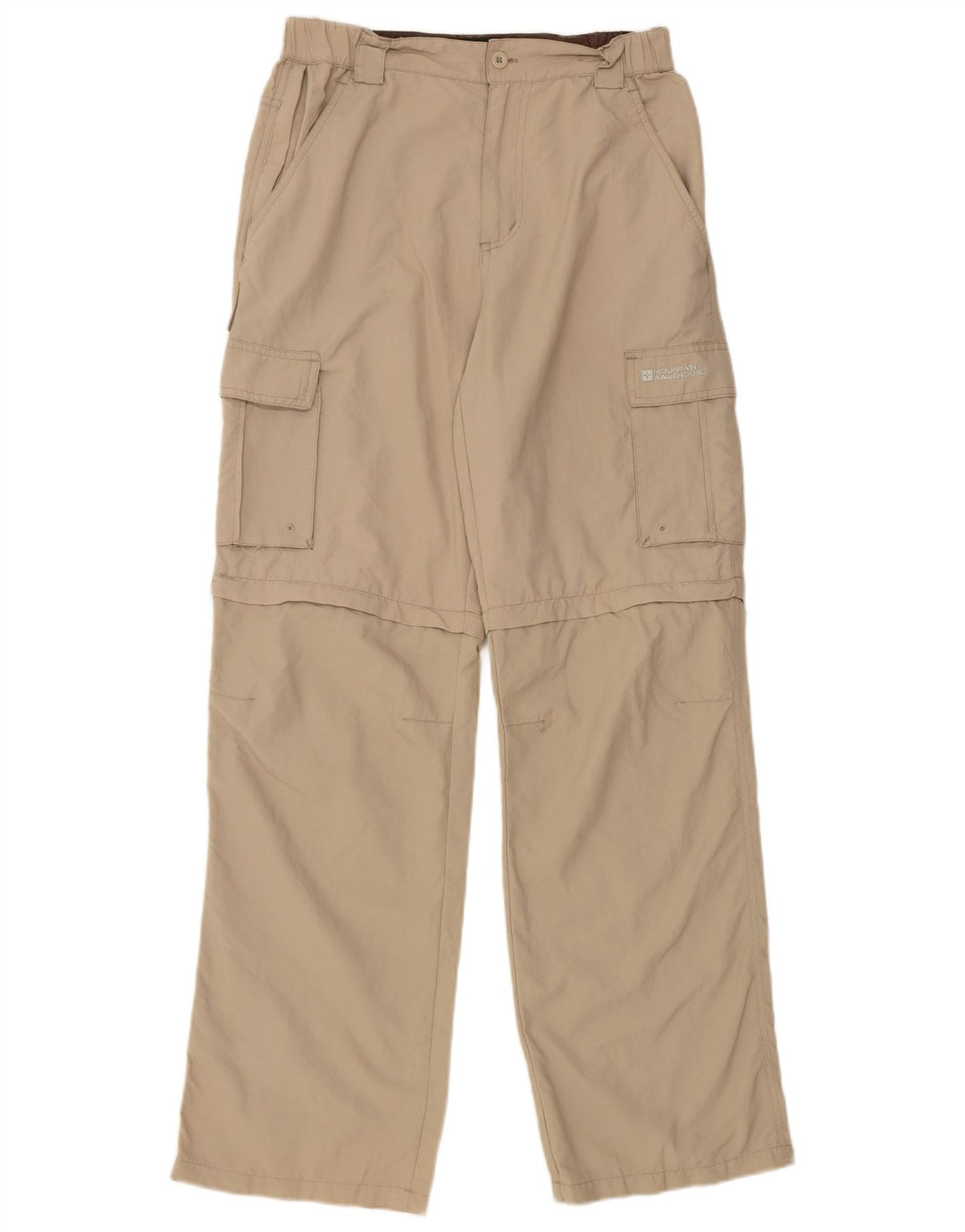 Pantaloni cargo dritti da donna Mountain Warehouse W30 L31 Nylon beige
