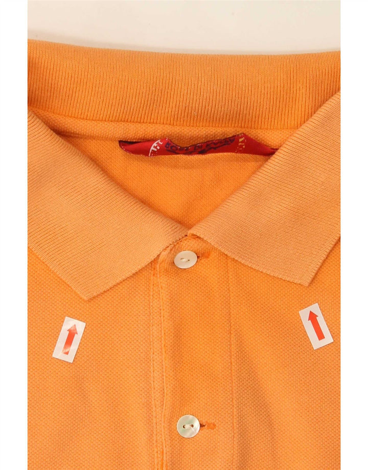 Polo Kappa Uomo XL Cotone Arancione