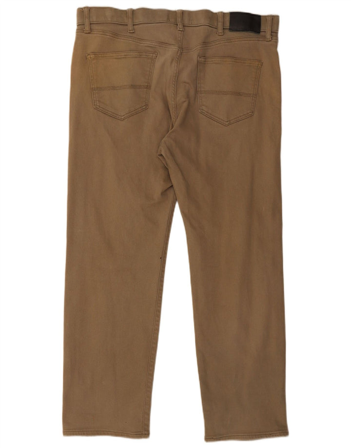Jeans dritti da uomo Marks & Spencer W38 L31 cotone beige