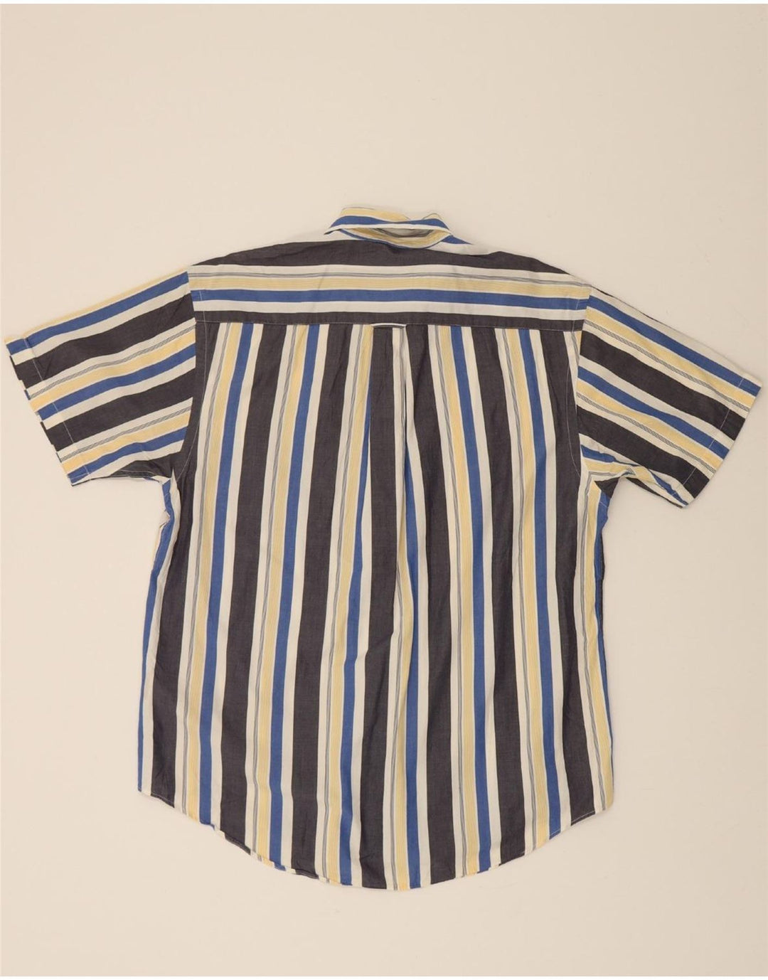 NAUTICA Mens Short Sleeve Shirt Medium Multicoloured Striped Cotton Vintage Nautica and Second-Hand Nautica from Messina Hembry 