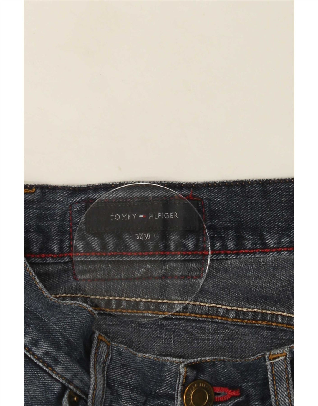 Jeans corti da uomo Tommy Hilfiger W32 L26 Blu