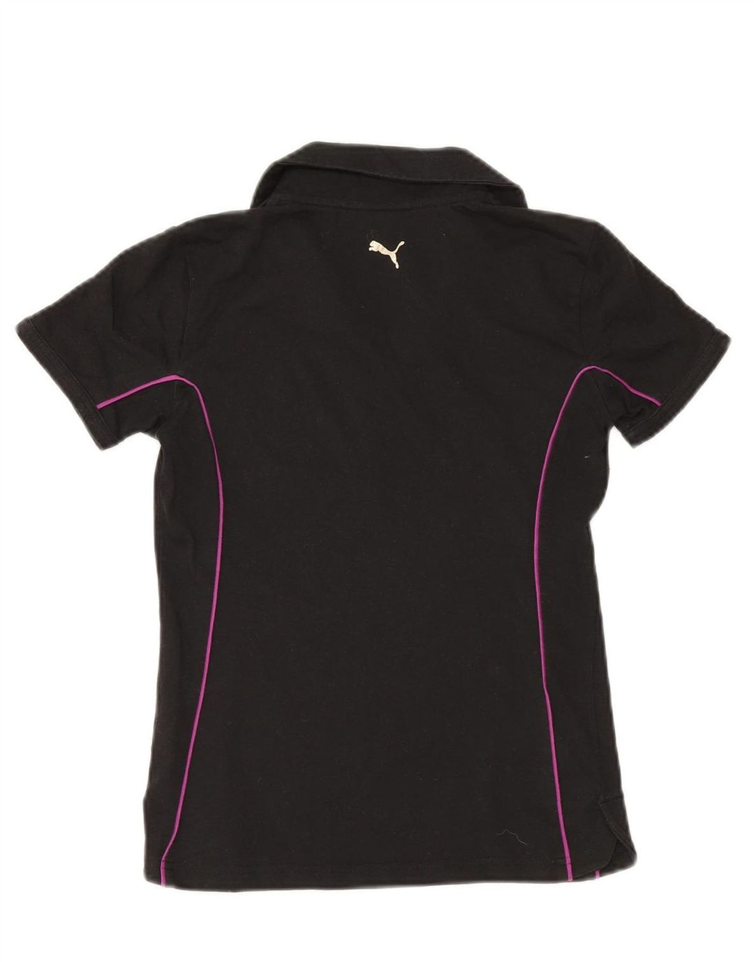 PUMA Womens Polo Shirt UK 10 Small Black