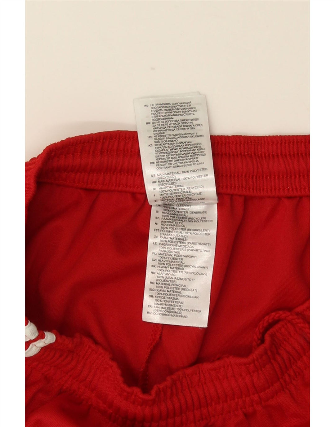 Pantaloncini sportivi ADIDAS Aeroready da uomo in poliestere rosso medio