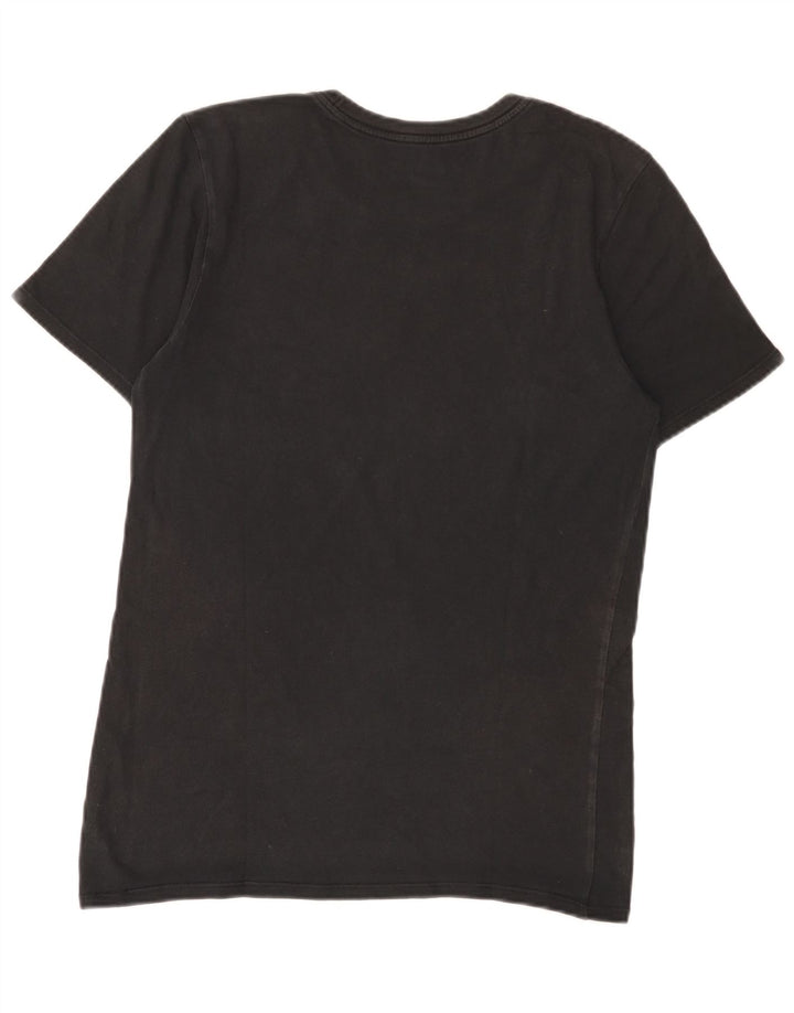 T-shirt grafica Nike da uomo con taglio atletico, piccola, in cotone nero