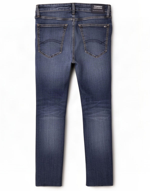 Tommy Hilfiger Uomo Jeans skinny W34 L26 Blu Cotone