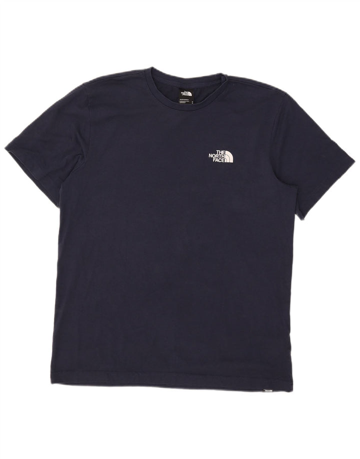 T-shirt da uomo The North Face in cotone blu navy medio