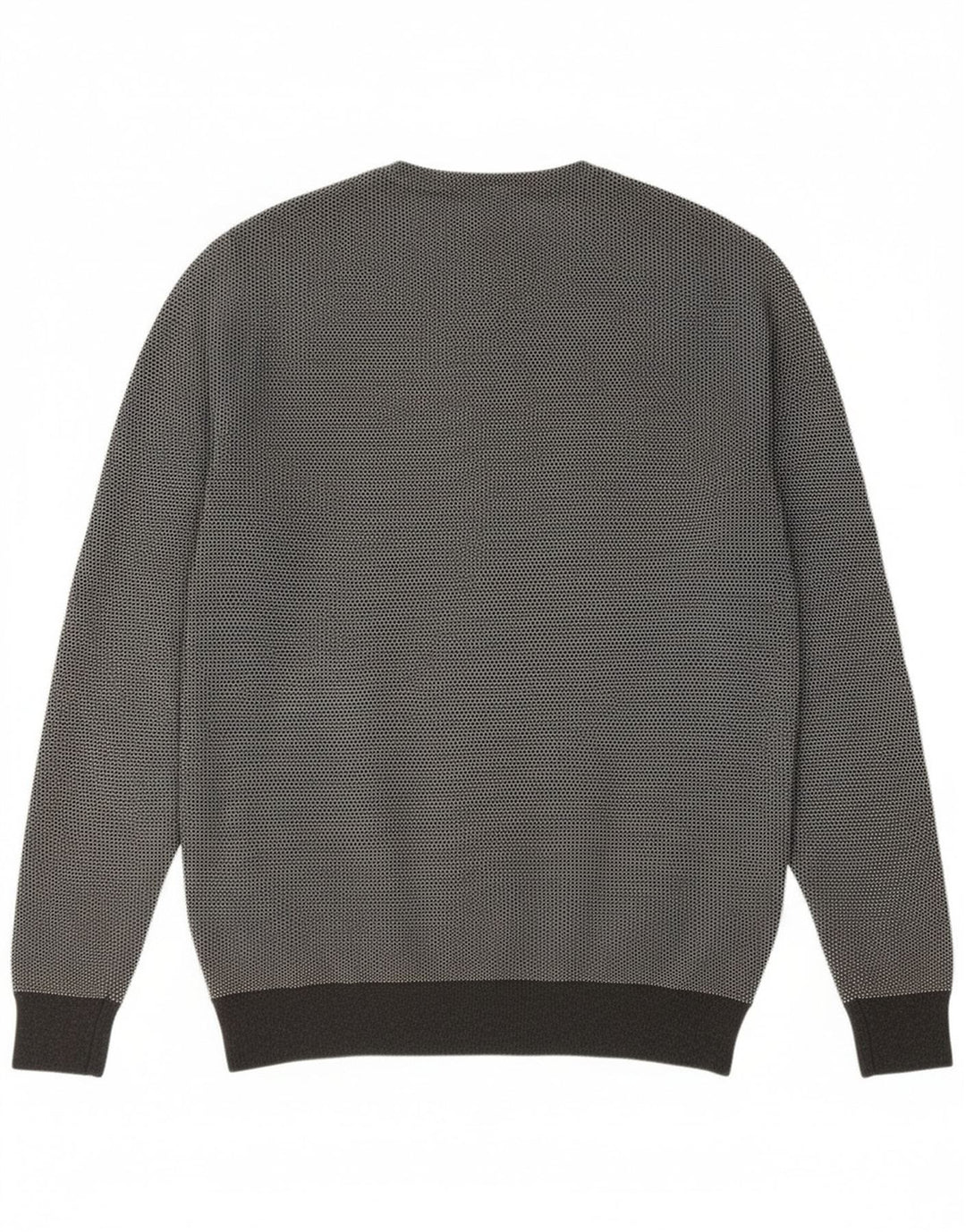 Maglione da uomo girocollo Superdry in cotone chiazzato grigio grande