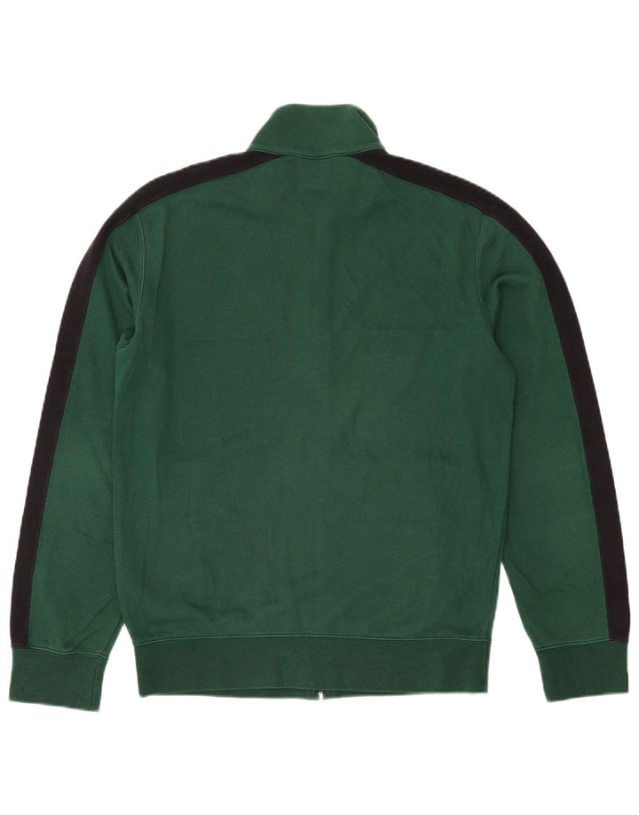 Giacca da tuta da uomo Champion in cotone color block verde medio