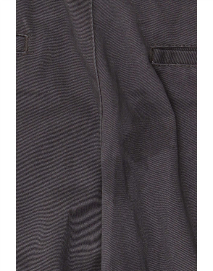 Pantaloni chino dritti da uomo Zara EU 44 Large W34 L28 poliestere grigio