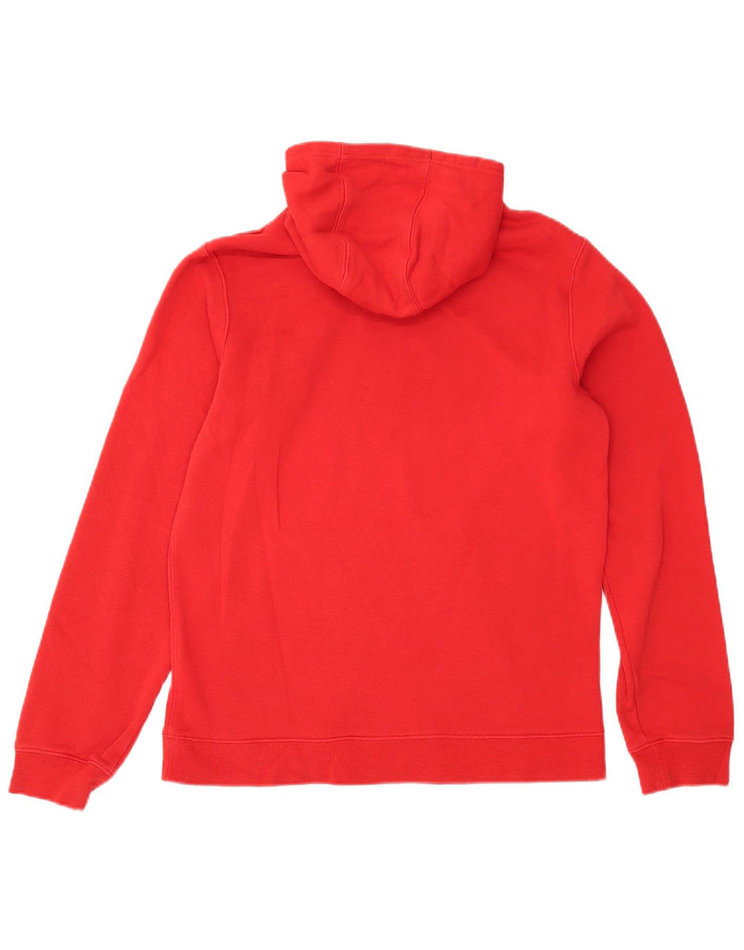 Maglia con cappuccio Nike da uomo in cotone rosso medio
