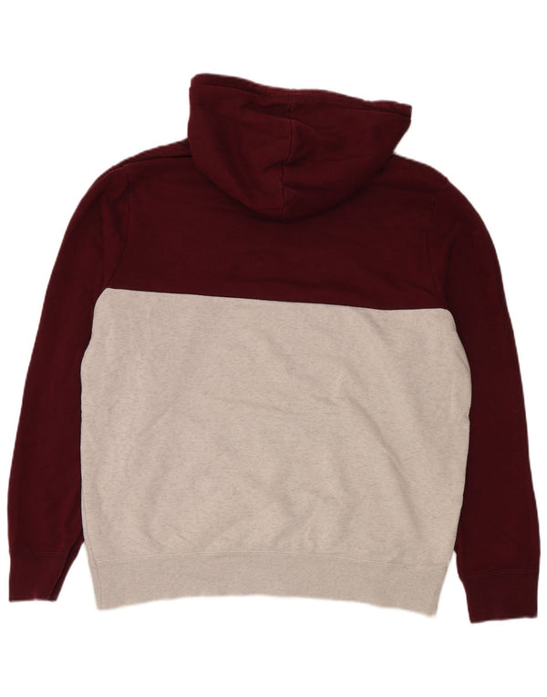 Felpa con cappuccio da uomo Converse Large in cotone color block grigio