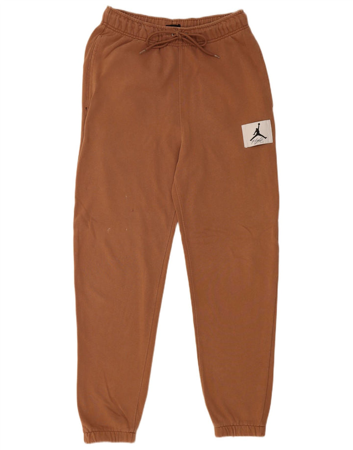 JORDAN Pantaloni da tuta da uomo Joggers piccoli in cotone marrone