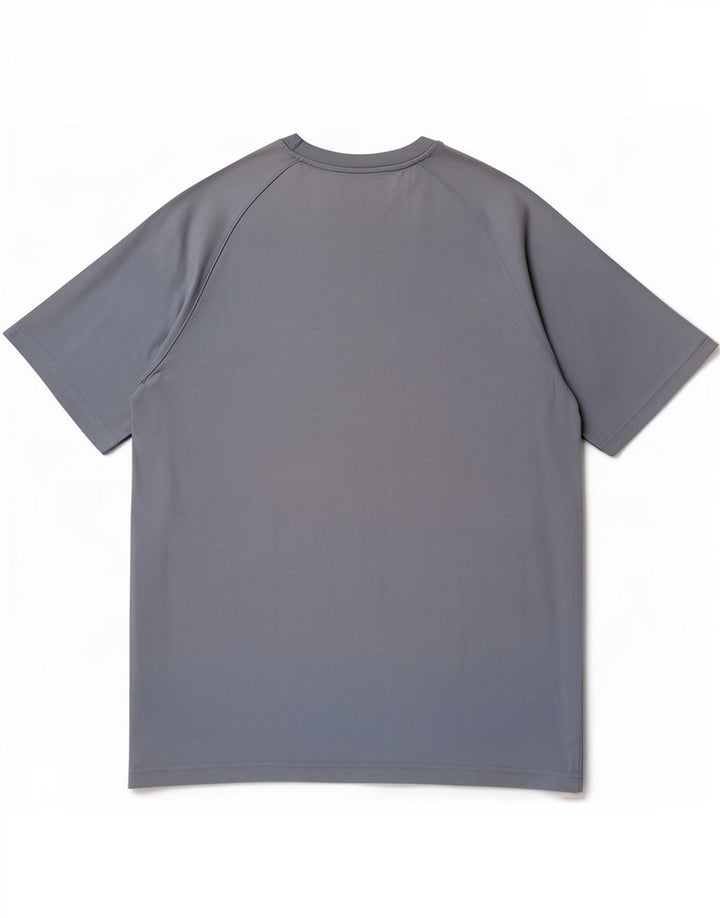 T-shirt grafica da uomo Adidas Top in cotone blu medio