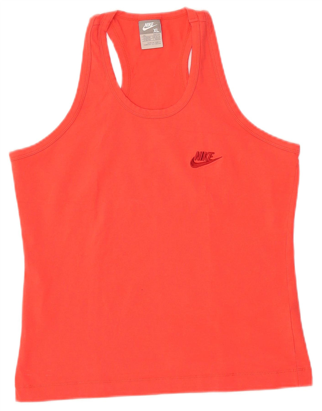Canotta in jersey da donna Nike UK 16/18 XL rosso cotone