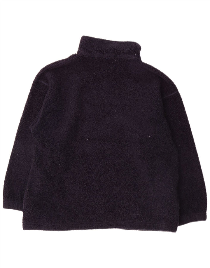 Maglione in pile oversize da donna Marks & Spencer UK 12 medio blu navy