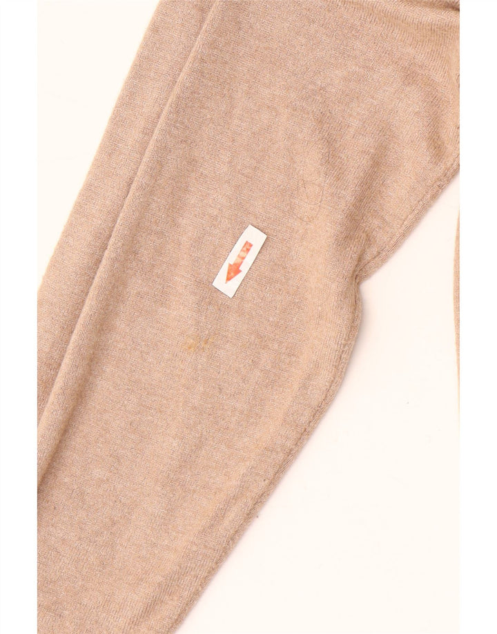 Maglione cardigan aperto lungo da donna Marks & Spencer UK 14 Marrone medio
