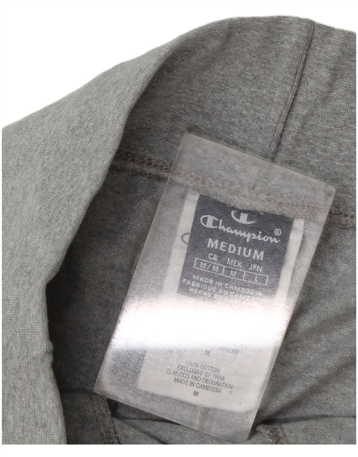 Pantaloncini sportivi grafici da uomo Champion in cotone grigio medio