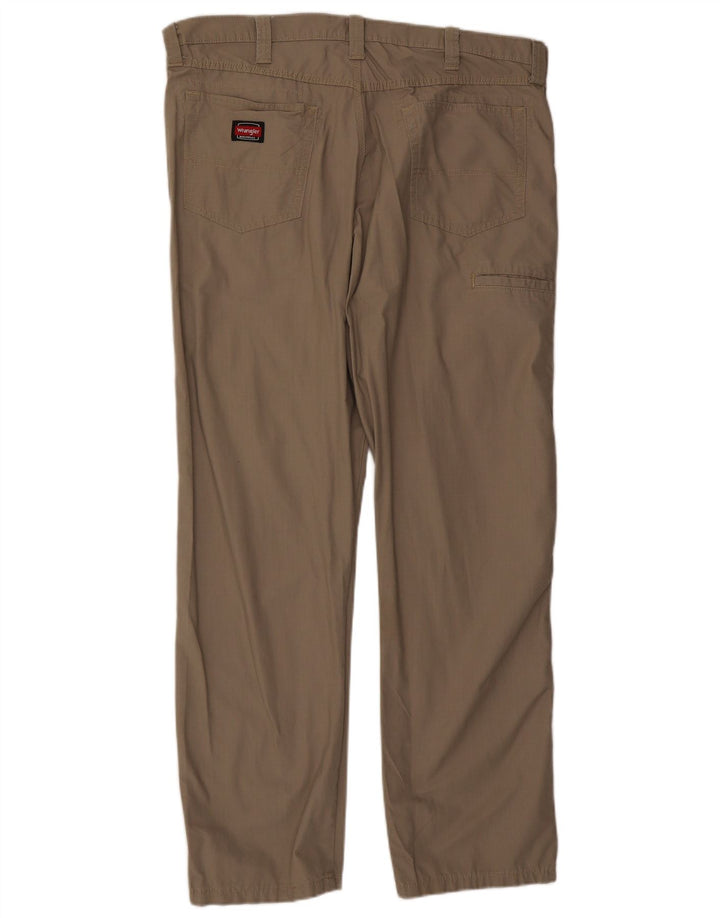 WRANGLER Mens Straight Cargo Trousers W40 L32 Beige Cotton Vintage Wrangler and Second-Hand Wrangler from Messina Hembry 