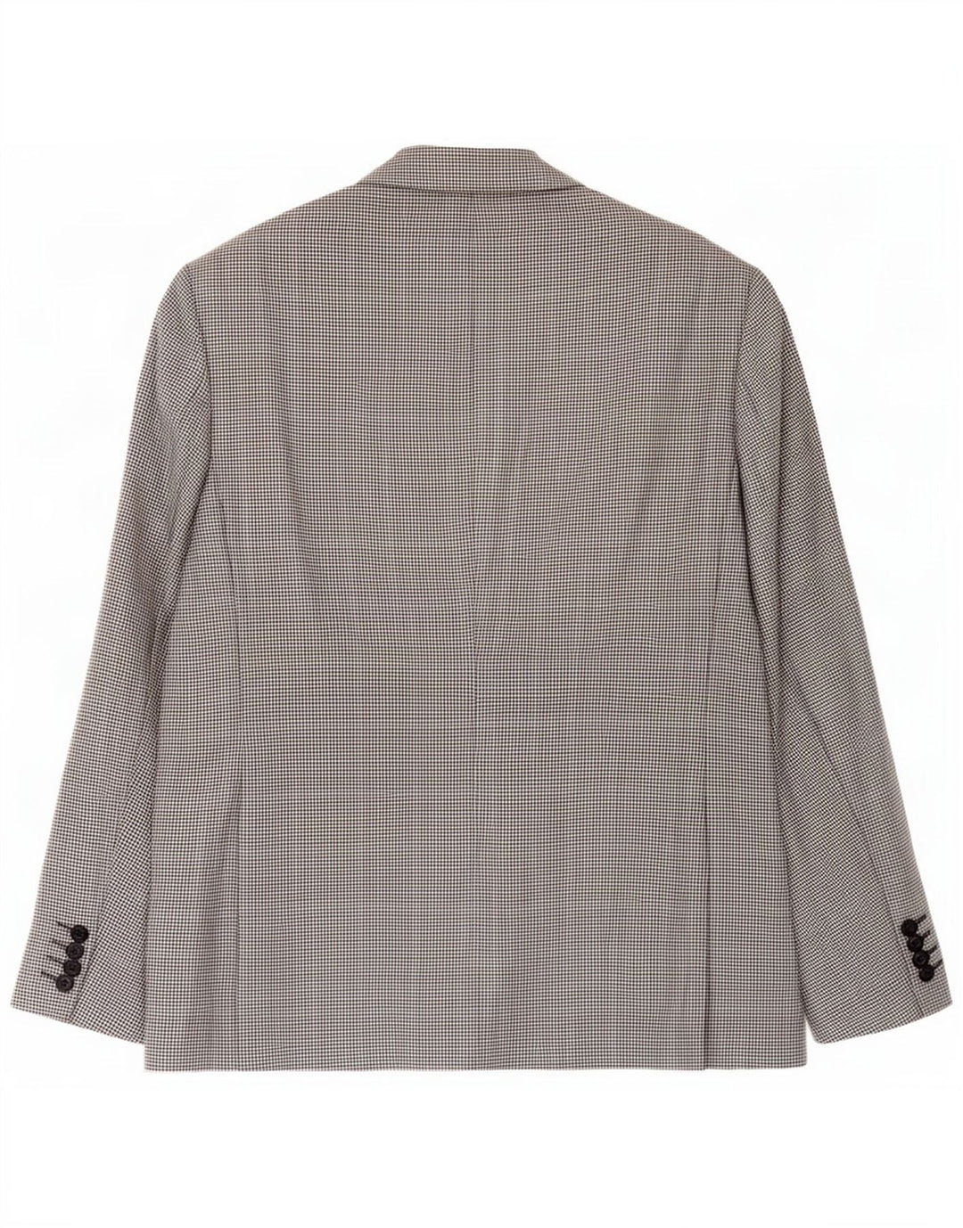 Giacca blazer a 2 bottoni Marks & Spencer da uomo UK 40 media pied de poule nera