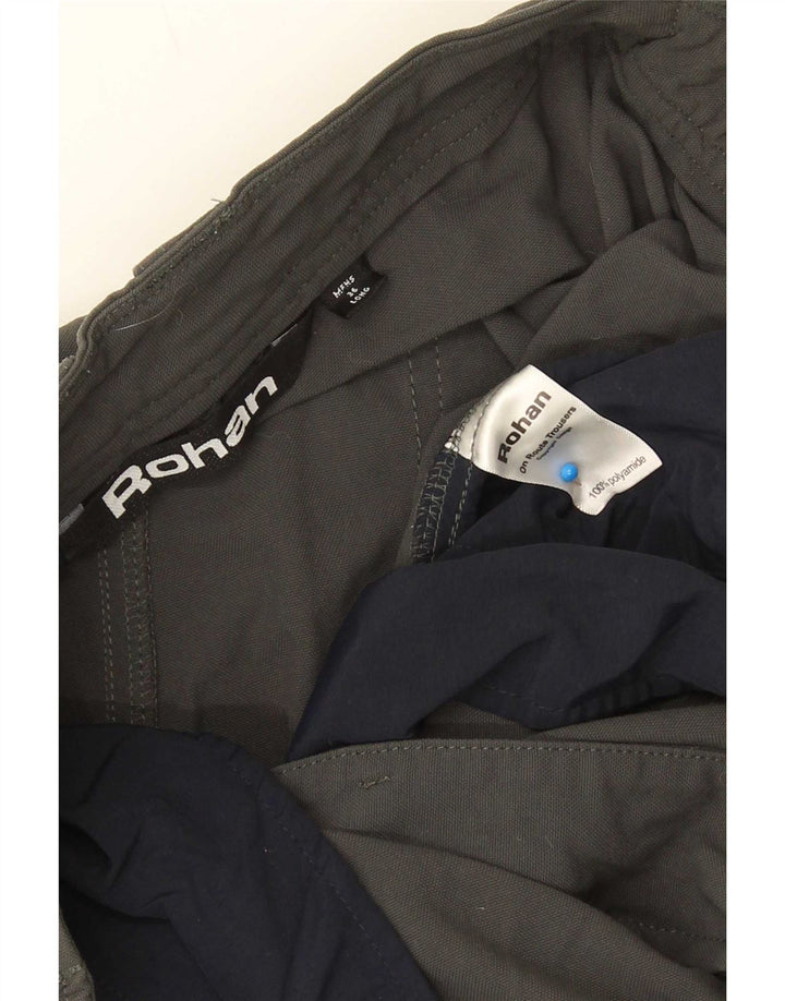 Pantaloni chino dritti da uomo Rohan W36 L28 grigio poliammide