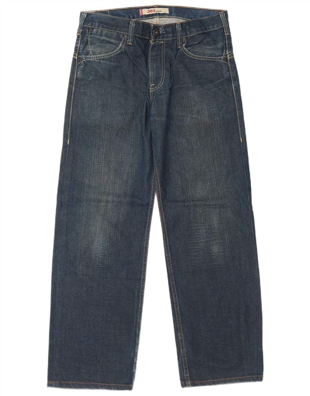 Levi's Uomo 503 Jeans larghi W34 L29 Blu