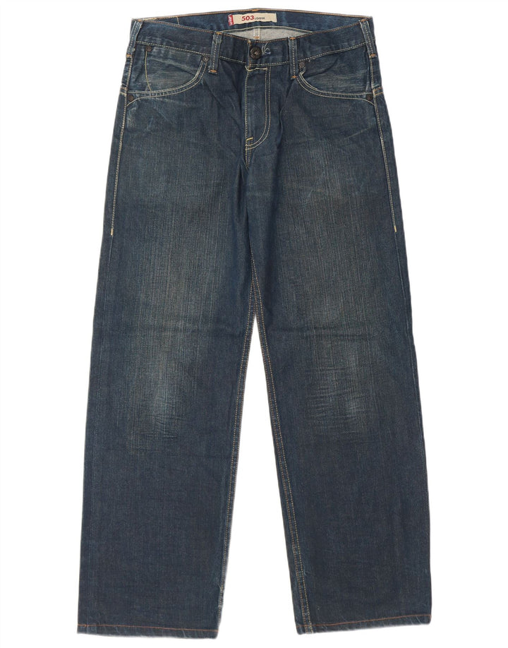 Levi's Uomo 503 Jeans larghi W34 L29 Blu