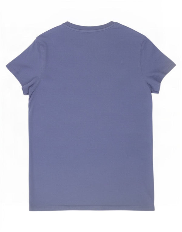 T-shirt grafica da donna Levi's Top UK 10 piccola in cotone blu